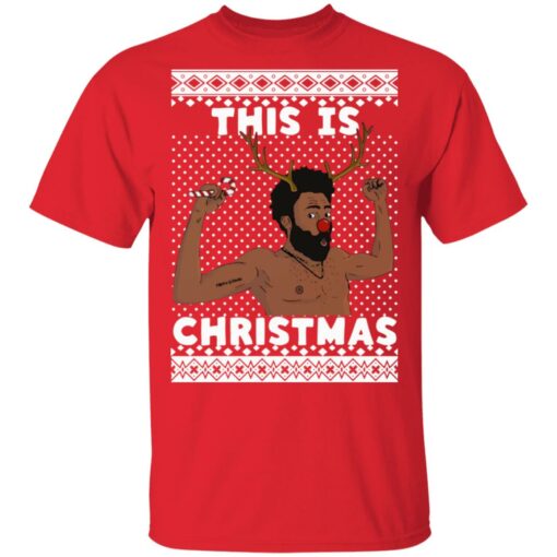 Donald Glover This is Christmas sweater Shirt Sweatshirt Long Sleeve Hoodie Tank Mug