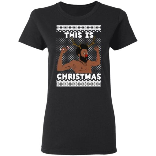 Donald Glover This is Christmas sweater Shirt Sweatshirt Long Sleeve Hoodie Tank Mug