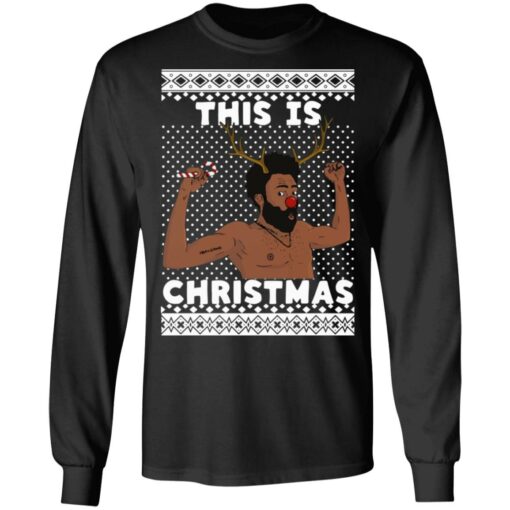 Donald Glover This is Christmas sweater Shirt Sweatshirt Long Sleeve Hoodie Tank Mug