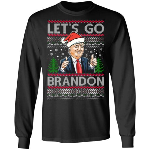 Donald Trump – Let’s Go Brandon Christmas Sweater Shirt Sweatshirt Long Sleeve Hoodie Tank Mug