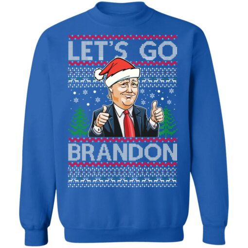 Donald Trump – Let’s Go Brandon Christmas Sweater Shirt Sweatshirt Long Sleeve Hoodie Tank Mug