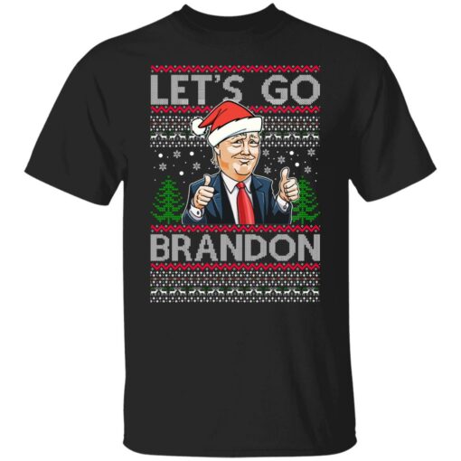 Donald Trump – Let’s Go Brandon Christmas Sweater Shirt Sweatshirt Long Sleeve Hoodie Tank Mug