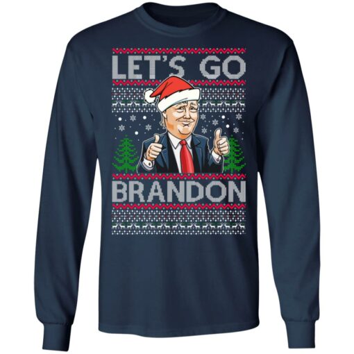 Donald Trump – Let’s Go Brandon Christmas Sweater Shirt Sweatshirt Long Sleeve Hoodie Tank Mug