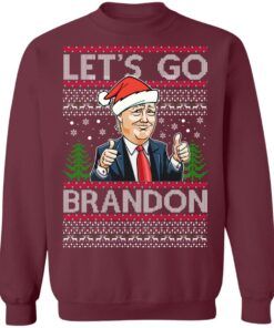 Donald Trump - Let's Go Brandon Christmas Sweater Shirt Sweatshirt Long Sleeve Hoodie Tank Mug 9 Donald Trump Lets Go Brandon Christmas Sweater Shirt Sweatshirt Long Sleeve Hoodie Tank Mug 7