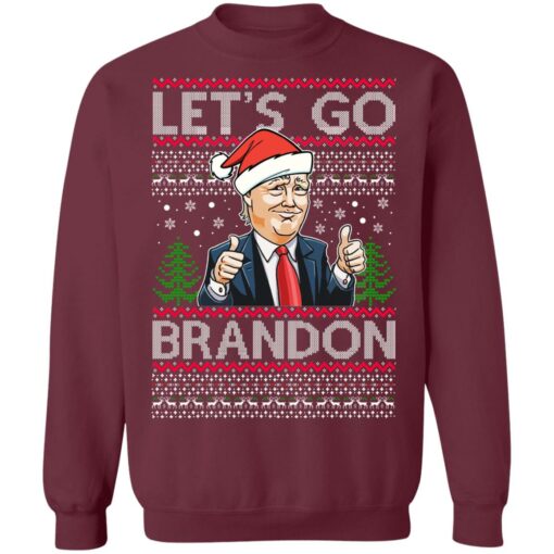 Donald Trump – Let’s Go Brandon Christmas Sweater Shirt Sweatshirt Long Sleeve Hoodie Tank Mug