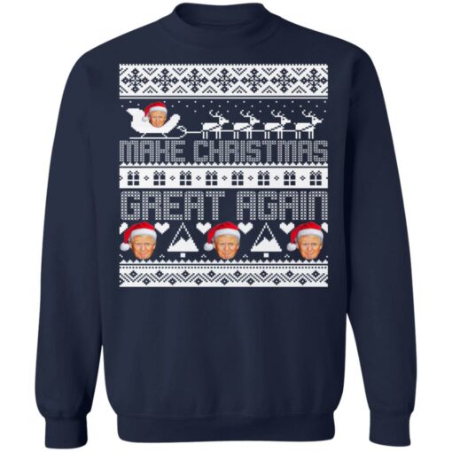 Donald Trump Make Christmas Great Again Ugly Christmas Sweater Shirt