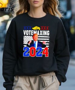 Donald Trump Votemaxing 2024 Looksmaxxing Funny shirt 3