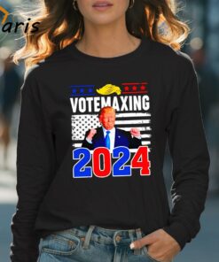 Donald Trump Votemaxing 2024 Looksmaxxing Funny shirt 4