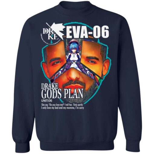 Drake Evangelion shirt Shirt Sweatshirt Long Sleeve Hoodie Tank Mug –