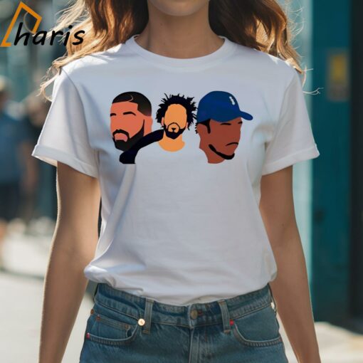 Drake J Cole Kendrick Rapper Art Shirt