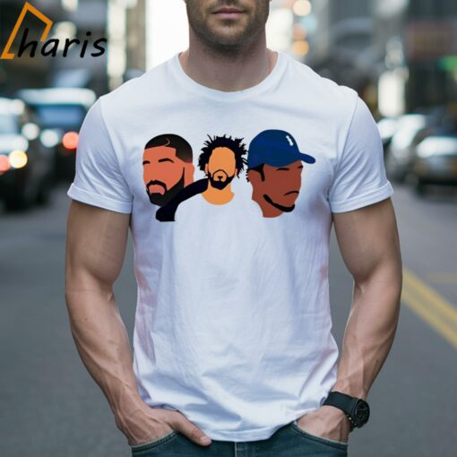 Drake J Cole Kendrick Rapper Art Shirt