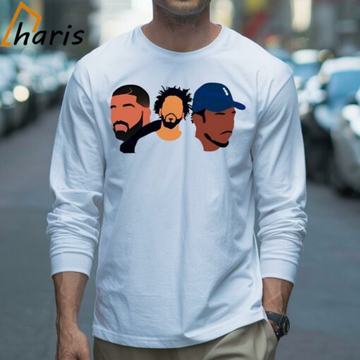 Drake J Cole Kendrick Rapper Art Shirt