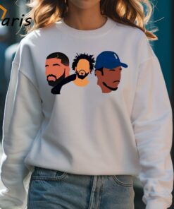 Drake J Cole Kendrick Rapper Art Shirt 4