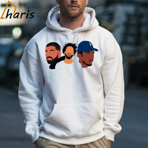 Drake J Cole Kendrick Rapper Art Shirt