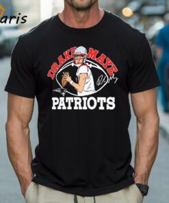 Drake Maye New England Patriots Caricature Player Shirt