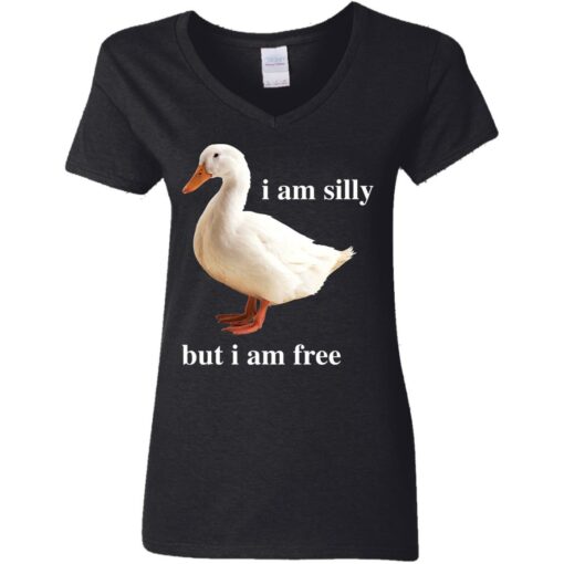 Duck i am silly but i am free shirt Shirt Sweatshirt Long Sleeve Hoodie Tank Mug