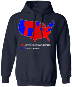 Dumbfuckistan Election Map Republican Edition T Shirt 11