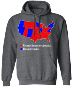 Dumbfuckistan Election Map Republican Edition T Shirt 12