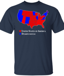 Dumbfuckistan Election Map Republican Edition T Shirt 4