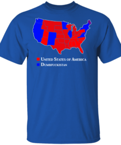 Dumbfuckistan Election Map Republican Edition T Shirt 5