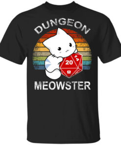 Dungeon Meowster Retro Vintage Funny Cat T-Shirts Dungeon Meowster Retro Vintage Funny Cat T-Shirts