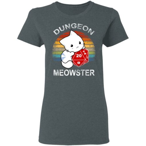 Dungeon Meowster Retro Vintage Funny Cat T-Shirts