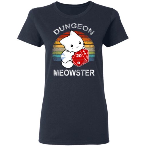 Dungeon Meowster Retro Vintage Funny Cat T-Shirts