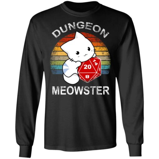 Dungeon Meowster Retro Vintage Funny Cat T-Shirts