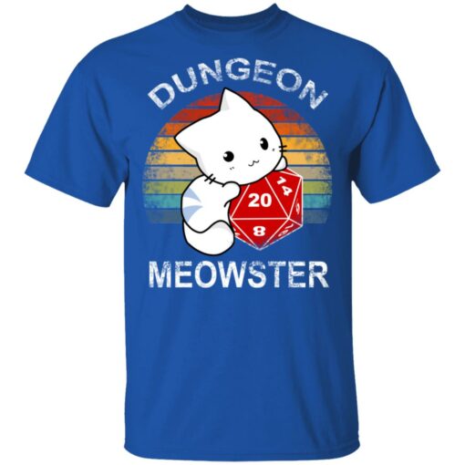 Dungeon Meowster Retro Vintage Funny Cat T-Shirts