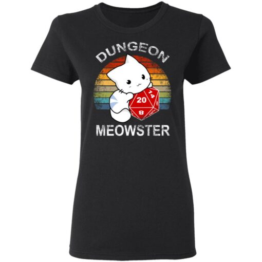 Dungeon Meowster Retro Vintage Funny Cat T-Shirts