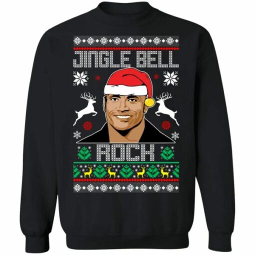 Dwayne Johnson Jingle Bell Rock Christmas Sweater Shirt Sweatshirt Long Sleeve Hoodie Tank Mug