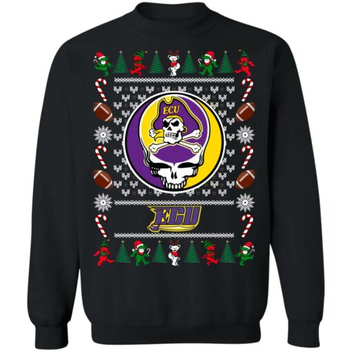 East Carolina Pirates Grateful Dead Ugly Christmas Sweater Shirt Sweatshirt Long Sleeve Hoodie Tank Mug – Tally’s Mojos