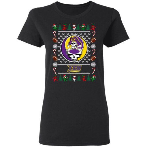 East Carolina Pirates Grateful Dead Ugly Christmas Sweater Shirt Sweatshirt Long Sleeve Hoodie Tank Mug – Tally’s Mojos