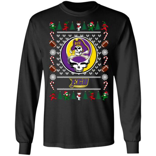 East Carolina Pirates Grateful Dead Ugly Christmas Sweater Shirt Sweatshirt Long Sleeve Hoodie Tank Mug – Tally’s Mojos