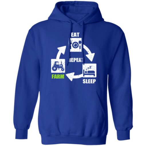 Eat Sleep Farm Repeat Farming T-Shirts, Hoodies, Long Sleeve Shirt