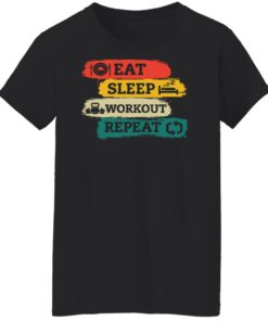 Eat sleep workout repeat sweatshirt Shirt Sweatshirt Long Sleeve Hoodie Tank Mug 6