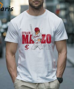 Efrain Manzo SCU NCAA Baseball Shirt