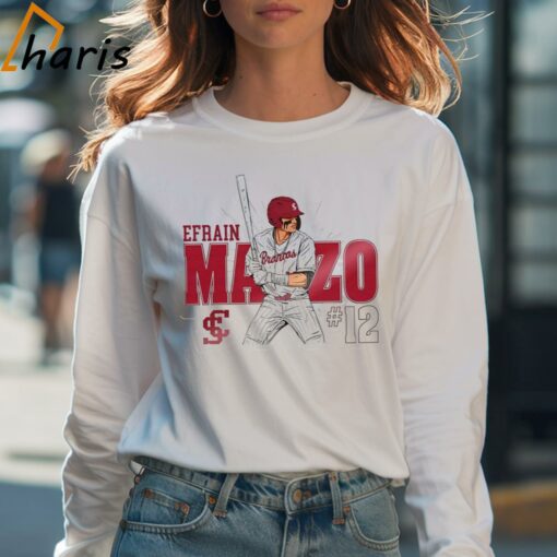 Efrain Manzo SCU NCAA Baseball Shirt