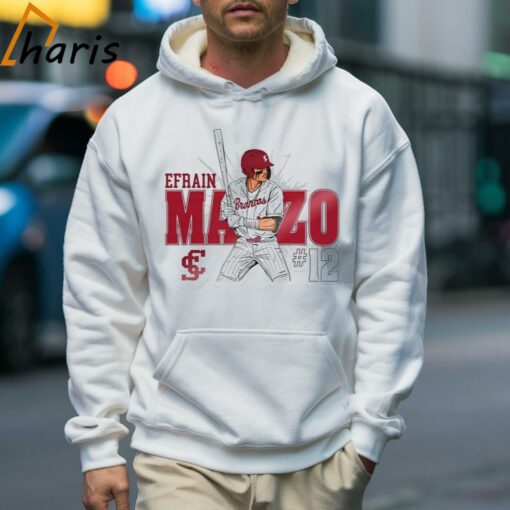 Efrain Manzo SCU NCAA Baseball Shirt