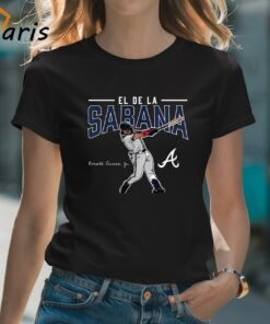 El De La Sabana Ronald Acu�a Jr. Atlanta Braves Player Swing T-Shirt