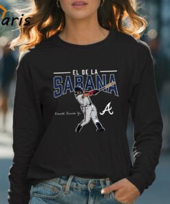 El De La Sabana Ronald Acua Jr Atlanta Braves Player Swing T Shirt 4