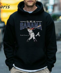 El De La Sabana Ronald Acua Jr Atlanta Braves Player Swing T Shirt 5