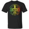 Emancipation day juneteenth black American freedom june 19th shirt