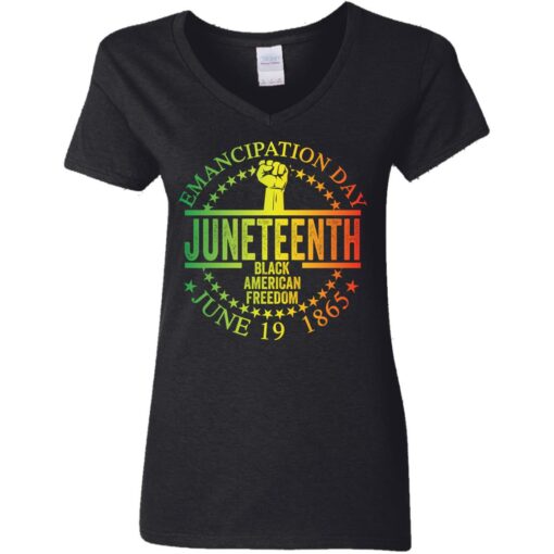 Emancipation day juneteenth black American freedom june 19th shirt