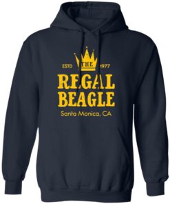 Estd 1977 the regal beagle santa monica ca shirt Shirt Sweatshirt Long Sleeve Hoodie Tank Mug