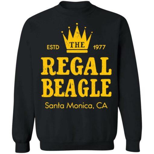 Estd 1977 the regal beagle santa monica ca shirt Shirt Sweatshirt Long Sleeve Hoodie Tank Mug