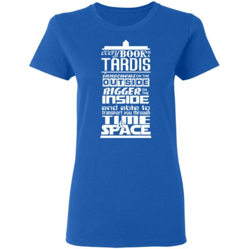 Every Book Is A Tardis T-Shirts, Hoodies, Long Sleeve Shirt Sweatshirt Long Sleeve Hoodie Tank Mug