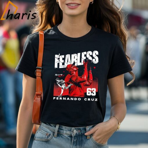 Fearless Fernando Cruz 63 Cincinnati Reds This Is My Gift Shirt