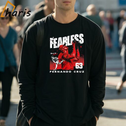 Fearless Fernando Cruz 63 Cincinnati Reds This Is My Gift Shirt