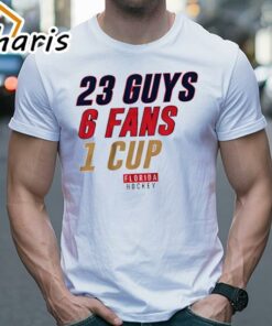 Florida Hockey 23 Guys 6 Fans 1 Cup Shirt
